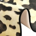 thumbnail image 6 of SKYSONIC Cow Pattern Spots Texture Runner Rug, 2'¡Á6' with Rubber Backing Animal Skin Non Slip Entryway Rug Runner Washable Soft Area Rug Carpet for Hallway Bedroom Kitchen Decor, 6 of 6