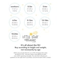 thumbnail image 6 of Little Star Organic Baby Girls 5pk Short Sleeve Pure Organic True Brights Bodysuits, Size Newborn-24 Months, 6 of 7
