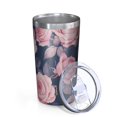thumbnail image 2 of Pioneer Flower 10oz Tumblers Stainless Steel Tumbler with Lid and Straw,Vacuum Insulated Double Wall Travel Tumbler Cups with Cleaning Brush for Coffee, Tea, 2 of 4