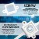 thumbnail image 5 of 36pcs LED Lamp Fixing Bracket Fixing Protective Lampshade, 5 of 9
