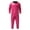 Hot Pink, variant on Onesie Pajamas for Women Onesie Adult Zipper Hooded Solid Color Onesie Pajamas Soft One Piece Pajamas