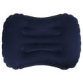 thumbnail image 1 of Inflatable Pillow, Polyester Fibre Auto Inflation Back Cushion  Sealing  for Travel Dark Blue,Blue Camouflage, 1 of 7