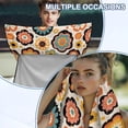 thumbnail image 6 of Garronmavis Retro Floral Car Seat Towel Cover 1 PC Sweat and Stain Resistant Front Seat Fit Breathable Non-Slip Washable Universal Fit for Cars Sedan SUV Truck Van, 6 of 9