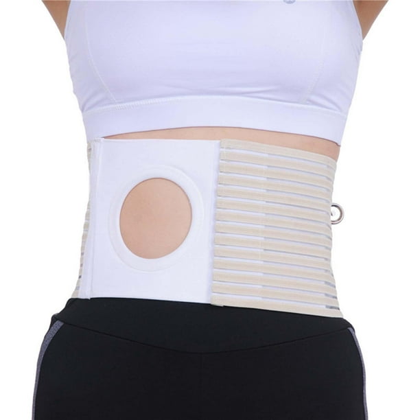 1 Piece Ostomy Belt Colostomy Belt Breathable for Colostomy Bags Support Stoma  Belt Waist Support Compression Support Ostomy , M 956CM M 95CMx16CM 
