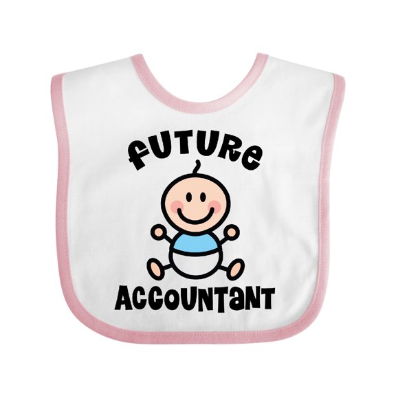 Inktastic Future Accountant in Training Baby Boys Baby Bib