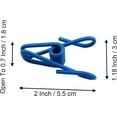 thumbnail image 4 of Pinzas de metal TANGJMXG 2 pulgadas colores aleatorios recubiertas de PVC alta elasticidad, 4 of 5