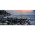 thumbnail image 2 of Dark Rocky Seashore Sunrise, 2 of 3