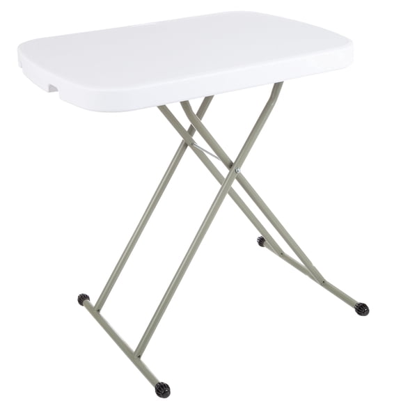 Lavish Home Folding Table, Lightweight Portable Folding Desk, Small Plastic Table for TV Tray, Playing Cards, and Craft Room
