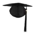 thumbnail image 1 of Gorro de graduación con borla ajustable para adultos, para hombres y mujeres, para graduados de secundaria y universitarios, 1 of 7