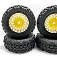 thumbnail image 3 of ZheElen RCGOFOLLOW 1/24 Plastic Wear-resistant Wheel Rims Tyre RC Upgrade Part Rc Wheel Rims Tyre For ECX Barrage RC Car Part Green, 3 of 6