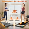 thumbnail image 5 of AKLUER 2-in-1 Walking Pad Treadmill with Incline & Foot Massage, 2.5HP Quiet Motor, Portable Design, LED Display, 0.6–4.0 MPH, 330 lb Capacity, 5 of 8