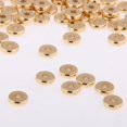 thumbnail image 5 of 100x Spacer Beads Solid Brass Washer Beads Jewelry Making Crafts - Gold, 8mm, 5 of 8