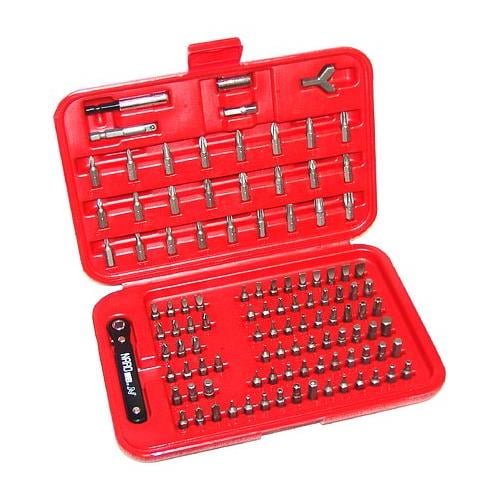 110 Piece Torx and Security Bit Set with Ratchet