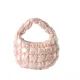 thumbnail image 3 of 2024 New Korea Cloud Bags para mujer Mini bolso de mano acolchado circular para teléfono elegante llavero bolso de mano plisado debajo del brazo, 3 of 5