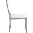 thumbnail image 3 of Meridian Furniture Carousel White Vegan Leather Dining Chair (Set of 2), 3 of 9