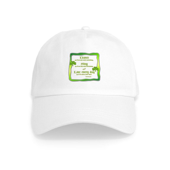 CafePress - Sing, Dance Live Cap - Adjustable 100% Brushed Unisex Casual Cotton Baseball Cap, Beige, 1