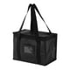 thumbnail image 2 of Bolsa de Compras Aislante Enfriadora - Bolsa Térmica Reutilizable para Entrega de Comida, Comida para Llevar de Restaurantes, Picnic, Plegable de PP Tejido, Negra, Bolsa Individual Grande, 2 of 8