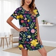 thumbnail image 2 of MEICHEN Women's Summer Sleepshirts Nightgowns for Women Soft Cotton Sleepshirt Short Sleeve Dress Casual Ladies Sleepwear Womens Home Essentials Fashion Clothing, 2 of 4