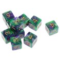 thumbnail image 4 of 10 piezas D6 Dados acrílicos Sunnimix de seis caras juegos de Dados, 4 of 8