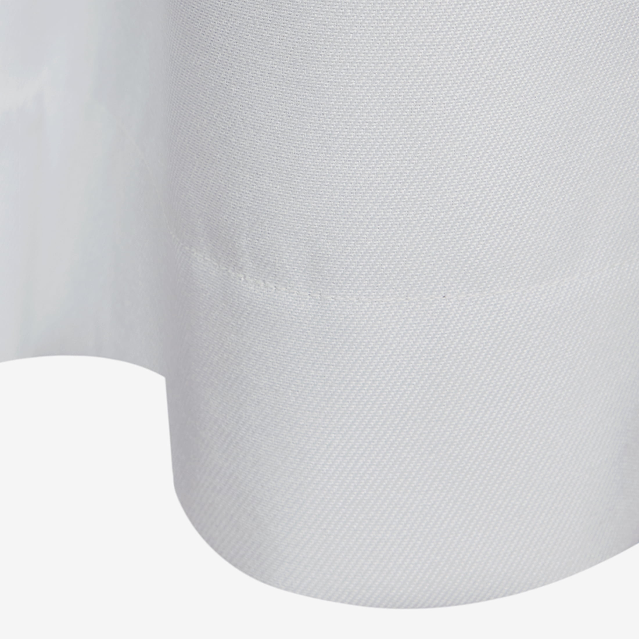 Mainstays White Solid Blackout Rod Pocket with Back Tabs Curtain Panel Pair, Set of 2, 30" W x 63" L