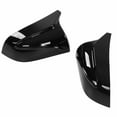 thumbnail image 1 of Rearview Wing Mirror Cap,2 Pcs Gloss Black Wing Mirror Housing Rearview Mirror Cap True to Its Promise, 1 of 7