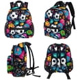 thumbnail image 4 of Football Diaper Backpack with Adjustable Shoulder Strap, Large Capacity, Printed Design, Lightweight | Book Bags, Airport Backpack, School Backpack, 4 of 6
