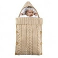 thumbnail image 2 of Dosaele Born Unisex Cotton Knit Wrap Swaddle Baby Sleepsacks  Gray, 2 of 6