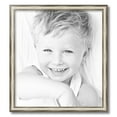 thumbnail image 2 of ArtToFrames 20" x 22" Antique Silver Panel Picture Frame, 20x22 inch Silver Wood Poster Frame (WOM-4760), 2 of 7