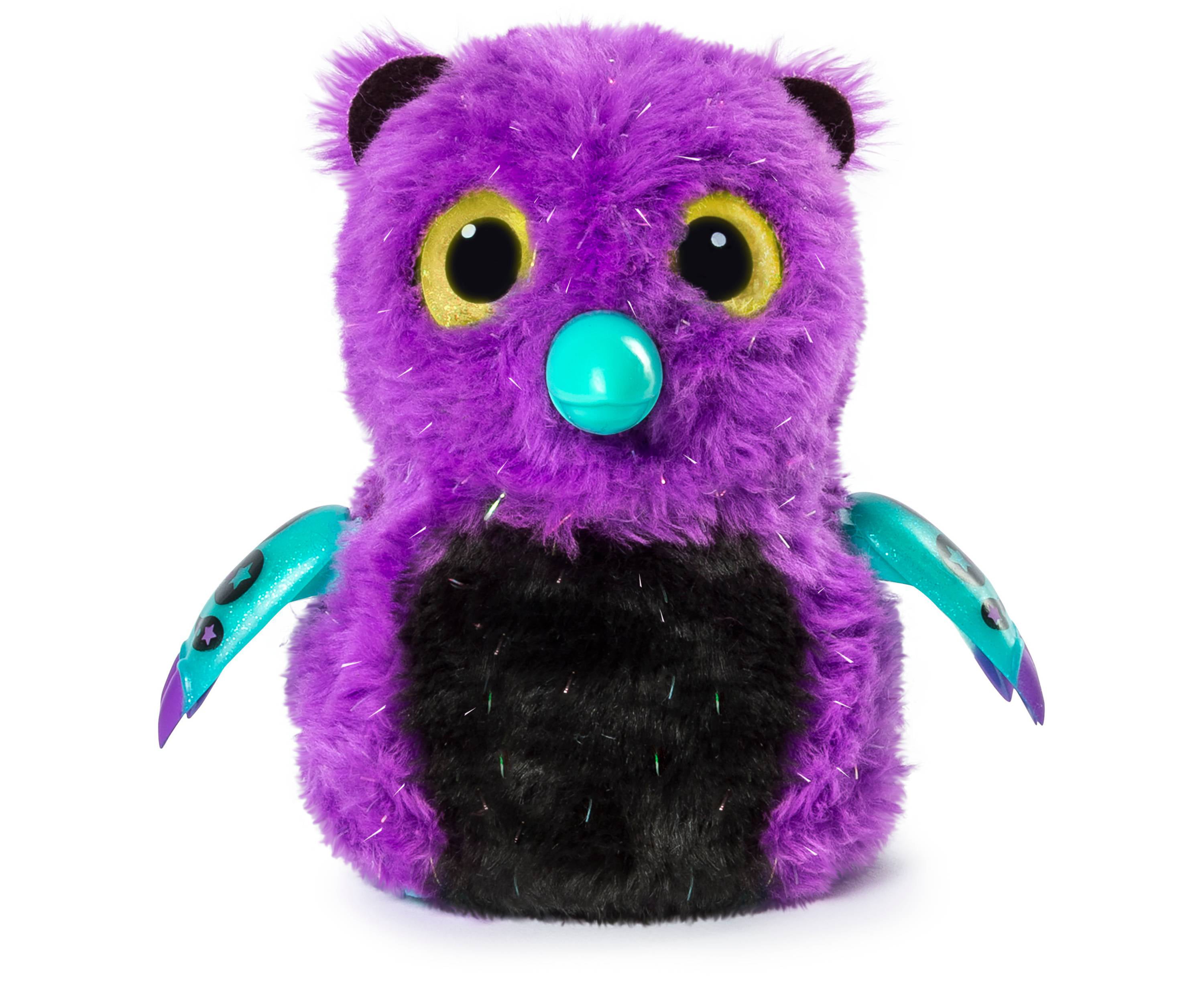 Hatchimals Glittering Garden Bearakeet Kids Toy Collectible Black Purple Teal 