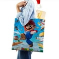 thumbnail image 4 of Super Mario Bolso de tela con estampado de lienzo para mujer, bolsa de compras reutilizable y estética, con cremallera interior, regalo para mujer,40*40cm., 4 of 6