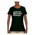 thumbnail image 2 of Wild Bobby, Jadon & Marcus & Bukayo, Sports, Women Graphic Women, Forest Green, Small, 2 of 5