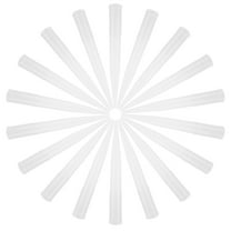 BESTOYARD 100Pcs Flower Arranging Supplies Transparent Plastic Flower Stem Tubes for Florists