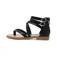 thumbnail image 2 of Womens Summer Sandals Large Size Fashion Zipper Roman Sandals, 2 of 4