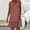 Red, variant on Sakmal Loose Fit Summer Dresses for Women Under $10 Floral Boho Comfort Fit Blue Sleeveless Mid-Length Shift Dress