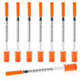 thumbnail image 3 of POINTERTECK 20 Pack 2ml Plastic Syringa with Cap  Individually Sealed Wrapped  for Scientific Labs  Measuring Liquid  Refilling Cartridges or Glue Applicator, 3 of 9