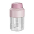 thumbnail image 3 of Licuadora portátil, Mini vaso de batidora, batidos, botella deportiva, máquina de batidos de 100ml, exprimidor de cítricos, taza para viajes, Fitness Tapa única rosa, 3 of 10