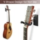 thumbnail image 3 of Soporte de pared para guitarra SNIGJAT de madera dura para bajo acústico, paquete de 2 unidades, 3 of 8