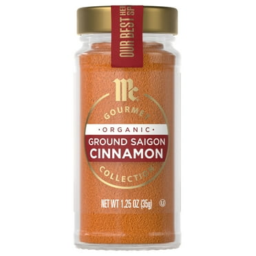 McCormick Gourmet Organic Ground Saigon Cinnamon, 1.25 oz Bottle