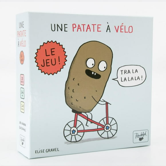 "Randolph - une Patate à Vélo le JEU - JEU de Société pour Enfants de 3 à 6 ans - Tiré du livre d'Élise Gravel"