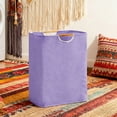 thumbnail image 4 of 1pc 11.*11.*15.75inch Collapsible Laundry Hamper with Handles,Foldable Clothes Basket for Storage Organization-Freestanding Laundry Bag for Towels, Toys, Blankets in Bedroom, Bathroom, Dormitory, 4 of 4