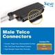 thumbnail image 5 of Cable Telco ICC Cat3 macho de extremo abierto, 3 m 24 AWG, cobre, 5 of 9