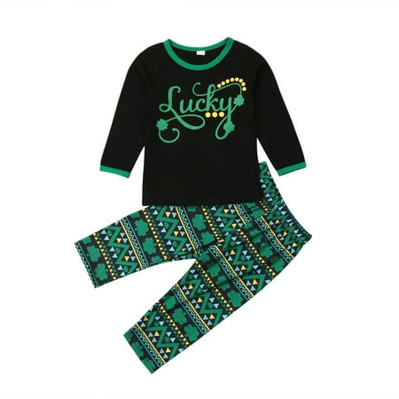 

2pcs Infant Toddler Baby Girl Clothes Set Top T Shirt Legging Pants Party Outfit