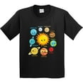 thumbnail image 3 of Inktastic Cute Planets, Solar System, Space, Cosmos, Galaxy Youth T-Shirt, 3 of 5