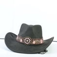 thumbnail image 4 of Couvre-chef de Mode Classique Western Frontier pour Activités de Plein Air et Style Quotidien Chapeau de Cowboy, 4 of 8