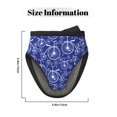 thumbnail image 4 of Bikes Pattern blue Oven Mitts Heat Resistant - Soft Lining Silicone Mini Oven Mitts with HangingLoop, Kitchen Oven Gloves Heat Resistant 500℉ for Cooking Baking Microwave, 4 of 7