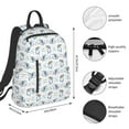 thumbnail image 3 of Naloa Cute Shark Print Lightweight DayBackpack Suitable for school, work, shopping, travel, etc., 3 of 5