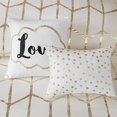 thumbnail image 4 of Intelligent Design Raina Duvet Cover Set, Full/Queen, Ivory/Gold, 4 of 4