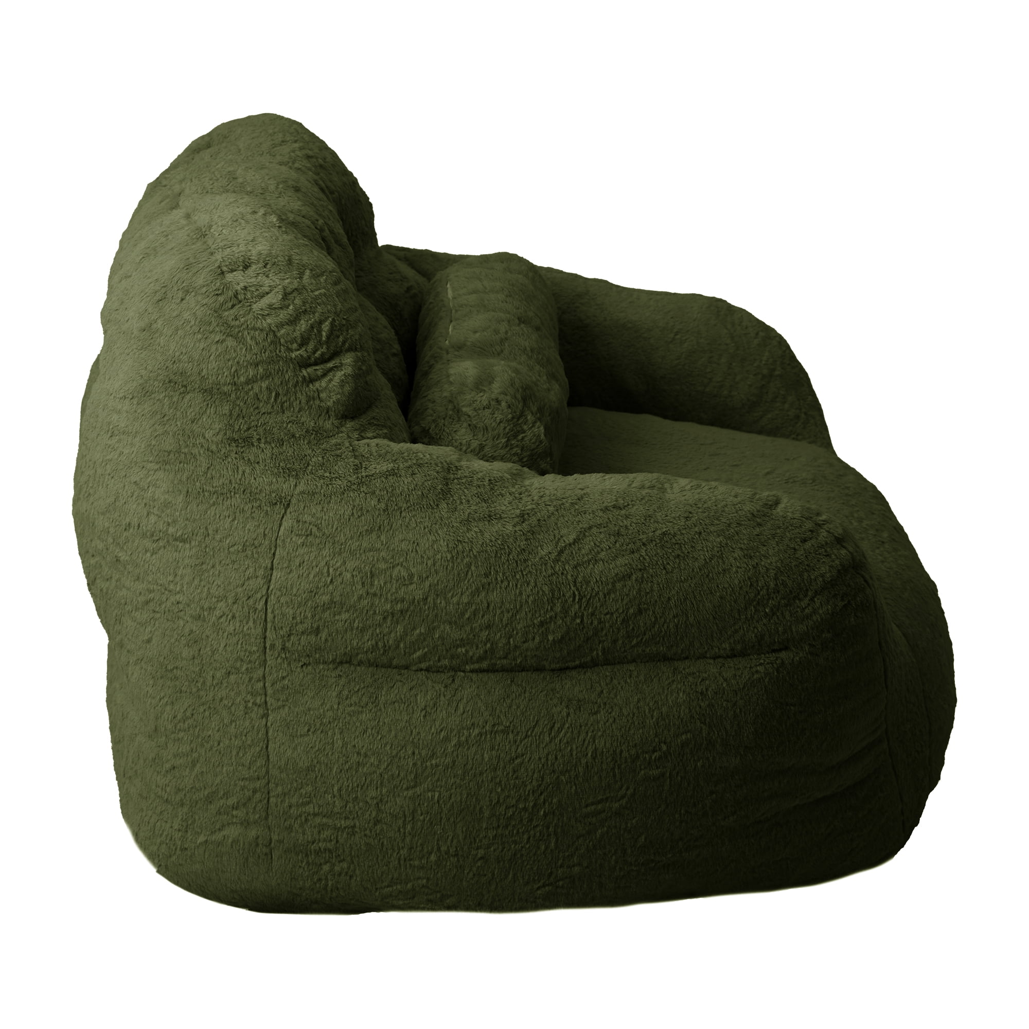 Ebenchico 3.8ft Oversized Bean Bag Chair for Adults Teens Kids, Beanbag Chairs with Pillow, Reading Gaming Relaxing Chair, Green