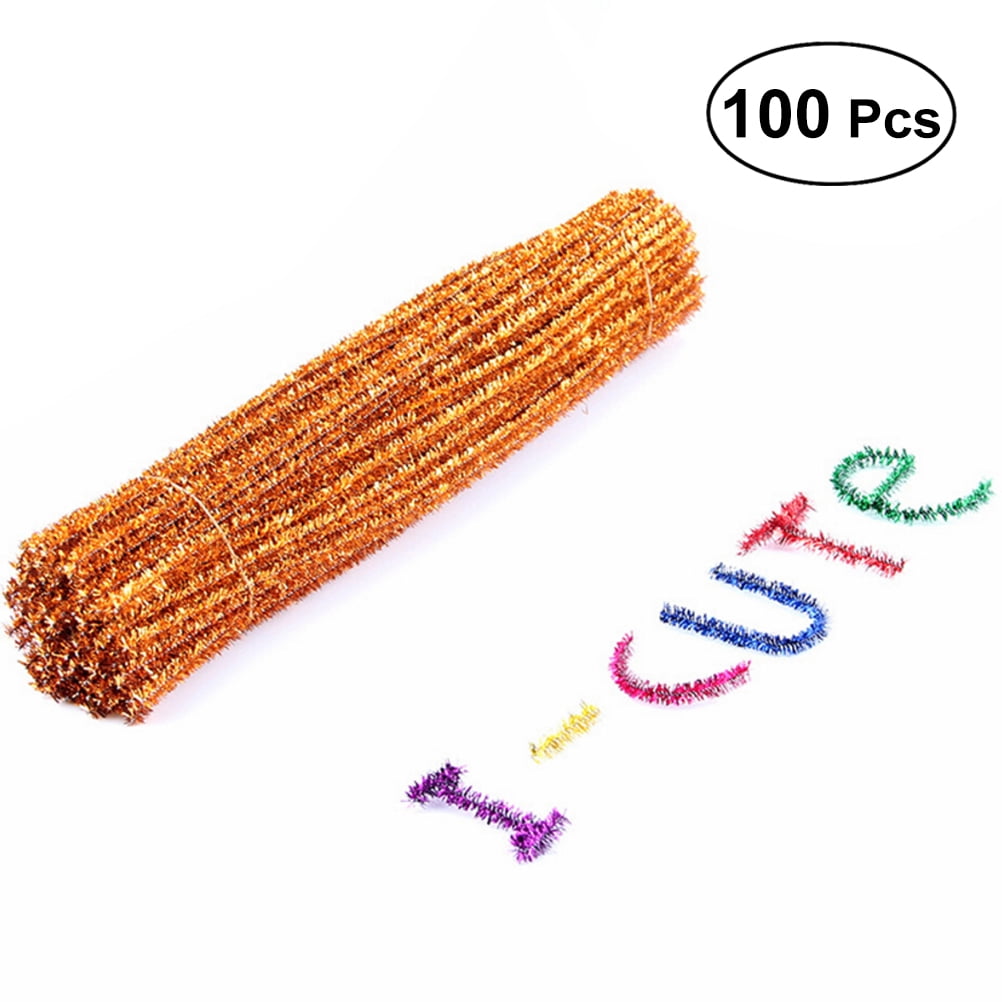 Chenille Pipe Stems Cleaners Craft Glitter Fuzzy Cleaner Crafts Diy