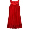 Women's Plus Sleeveless Trapeze Dress